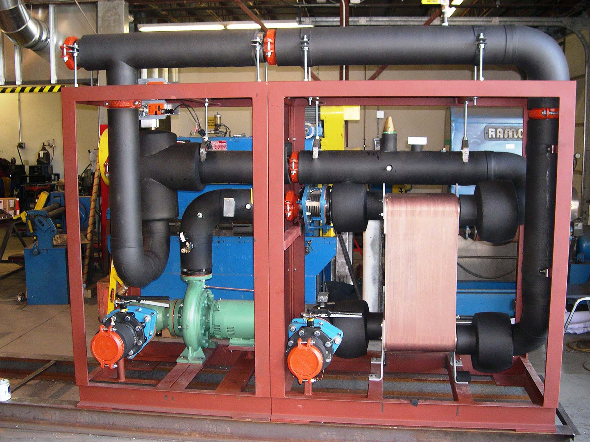 power generator pump skid