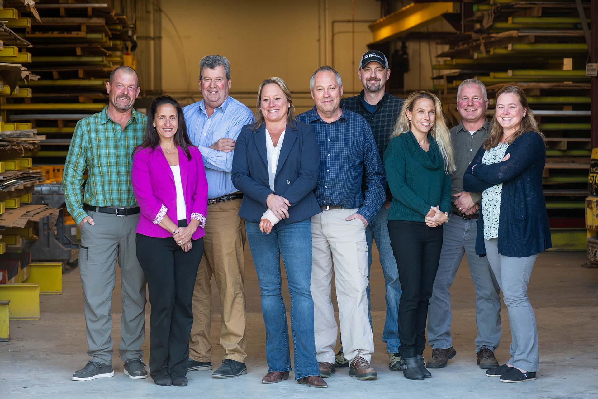 NEAir project management team smiling for group photo